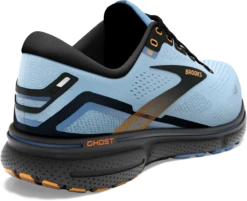BROOKS Women's Ghost 15 (437 - Light Blue/Black/Yellow) -Brooks Shoes Shop 030245A7 57F3 4C9B 8AAD 26130C159627