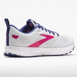 Brooks Revel 5 Women's White/Navy/Pink -Brooks Shoes Shop 047265 6