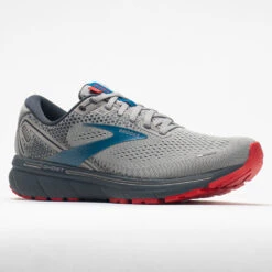 Brooks Ghost 14 Men's Gray/Blue/Red -Brooks Shoes Shop 047273 5