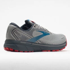 Brooks Ghost 14 Men's Gray/Blue/Red -Brooks Shoes Shop 047273 6
