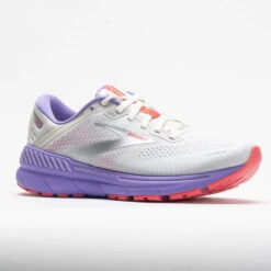 Brooks Adrenaline GTS 22 Women's White/Coral/Purple -Brooks Shoes Shop 047303 5