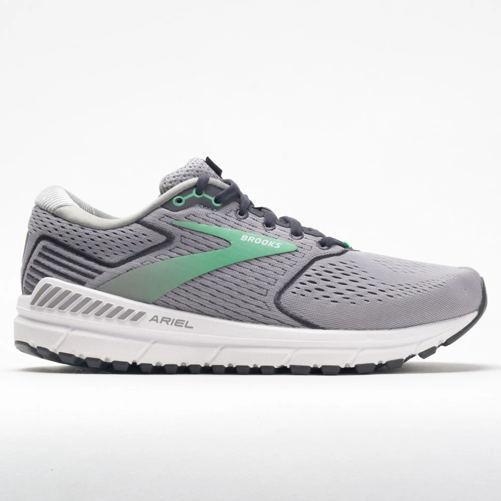 Brooks Ariel 2020 Women's Alloy/Blackened Pearl/Green 3 Brooks Ariel 2020 Women's Alloy/Blackened Pearl/Green