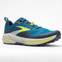 Brooks Cascadia 16 Men's Mykonos Blue/Peacoat/Lime -Brooks Shoes Shop 047325 5