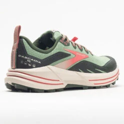 Brooks Cascadia 16 Women's Basil/Duffel Bag/Coral -Brooks Shoes Shop 047329 6