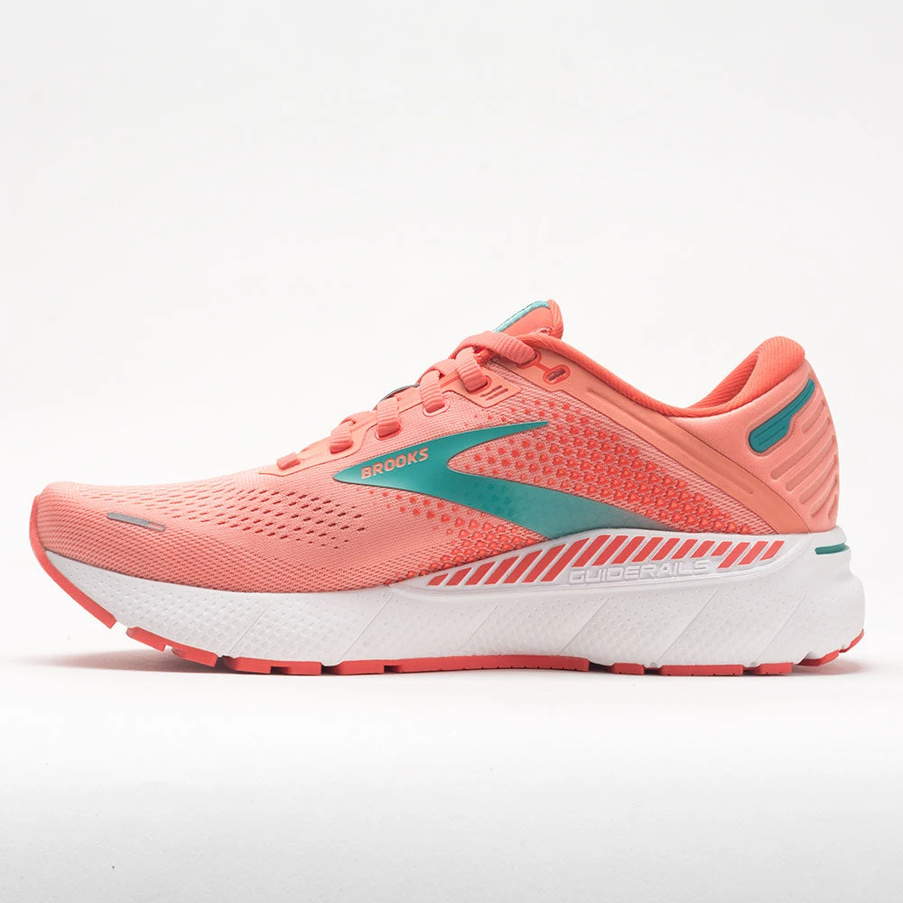 Brooks Adrenaline GTS 22 Women's Coral/Latigo Bay/White 4 Brooks Adrenaline GTS 22 Women's Coral/Latigo Bay/White - Image 2