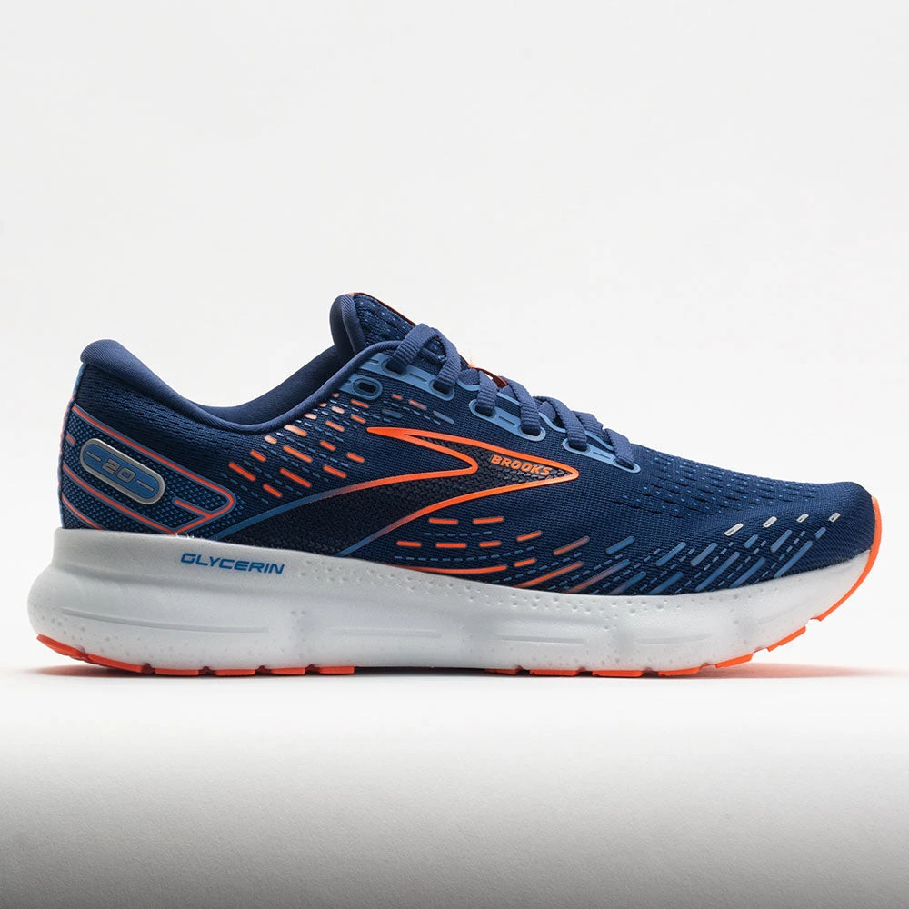 Brooks Glycerin 20 Men's Blue Depths/Orange 3 Brooks Glycerin 20 Men's Blue Depths/Orange