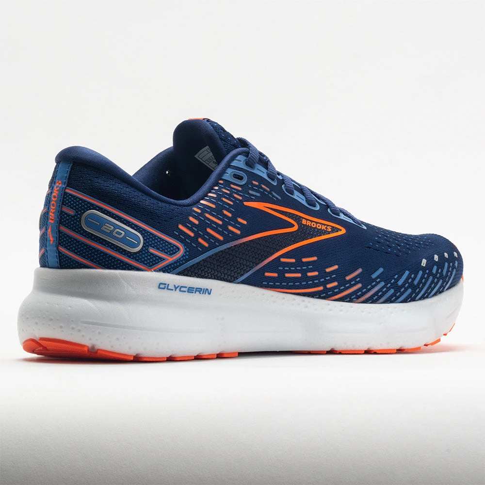 Brooks Glycerin 20 Men's Blue Depths/Orange 8 Brooks Glycerin 20 Men's Blue Depths/Orange - Image 6