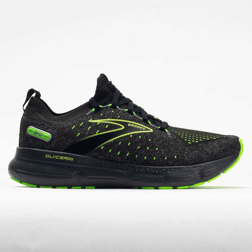 Brooks Glycerin Stealthfit 20 Men's Black/Peral/Green Gecko 3 Brooks Glycerin Stealthfit 20 Men's Black/Peral/Green Gecko