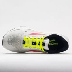 Brooks Launch 9 Women's White/Pink/Nightlife -Brooks Shoes Shop 048976 2