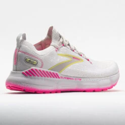 Brooks Glycerin StealthFit GTS 20 Women's Grey/Yellow/Pink -Brooks Shoes Shop 049418 6