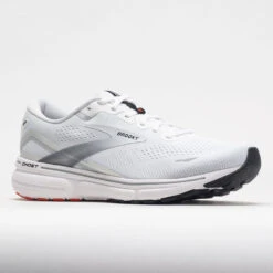 Brooks Ghost 15 Men's White/Black/Flame -Brooks Shoes Shop 049429 5