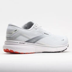 Brooks Ghost 15 Men's White/Black/Flame -Brooks Shoes Shop 049429 6