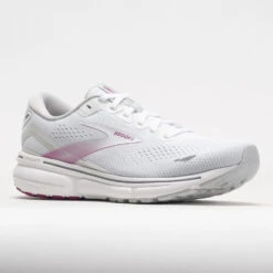 Brooks Ghost 15 Women's White/Oyster/Viola -Brooks Shoes Shop 049436 5