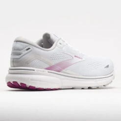 Brooks Ghost 15 Women's White/Oyster/Viola -Brooks Shoes Shop 049436 6