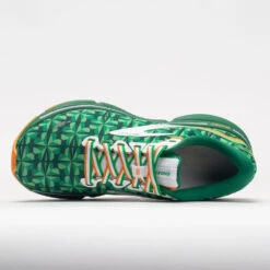 Brooks Ghost 15 Men's Run Lucky Green/White/Orange -Brooks Shoes Shop 049535 2