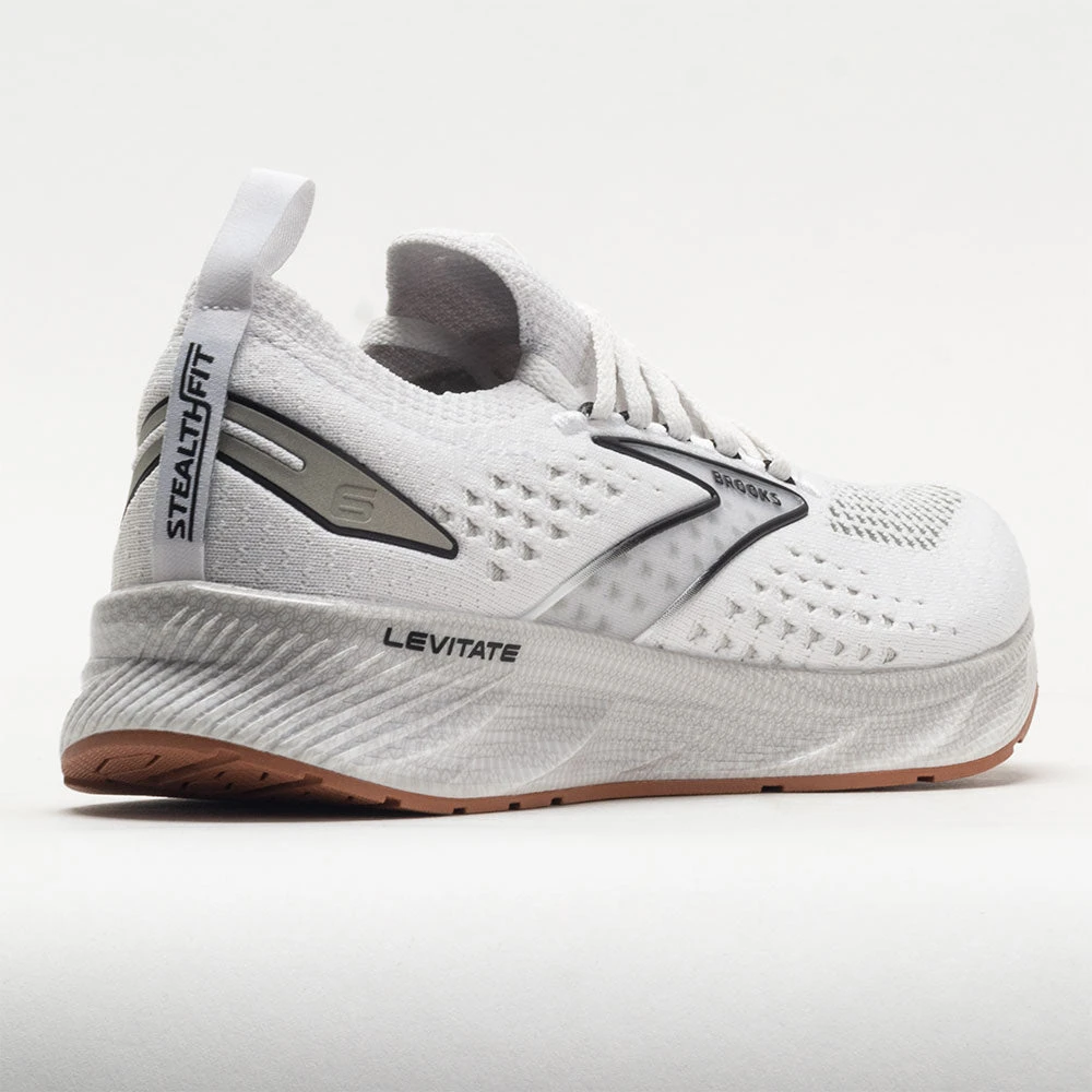 Brooks Levitate Stealthfit 6 Women's White/Bran 8 Brooks Levitate Stealthfit 6 Women's White/Bran - Image 6