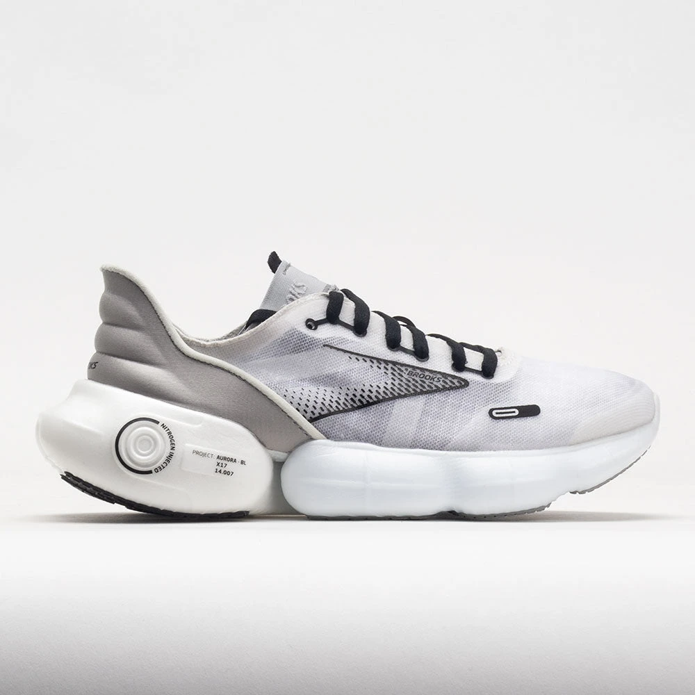 Brooks Aurora-BL Men's White/Alloy/Black 3 Brooks Aurora-BL Men's White/Alloy/Black