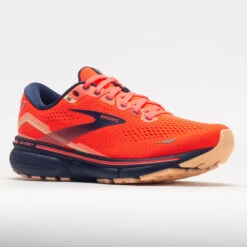 Brooks Ghost 15 Women's Coral/Navy/Peach -Brooks Shoes Shop 049858 5