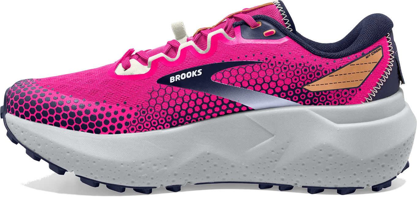 BROOKS Women’s Caldera 6 (645 - Pink Glo/Peacoat/Marshmallow) 4 BROOKS Women’s Caldera 6 (645 - Pink Glo/Peacoat/Marshmallow) - Image 2