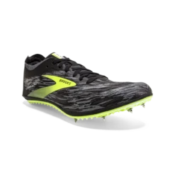 BROOKS Unisex ELMN8 V5 (081 - Black/Grey/Nightlife) -Brooks Shoes Shop 100034 081 a elmn8 v5 unisex running flats