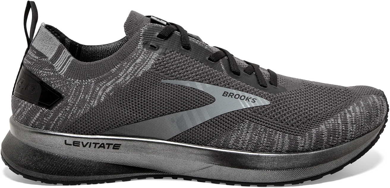 BROOKS Men's Levitate 4 (095 - Blackened Pearl/grey/black) 3 BROOKS Men's Levitate 4 (095 - Blackened Pearl/grey/black)