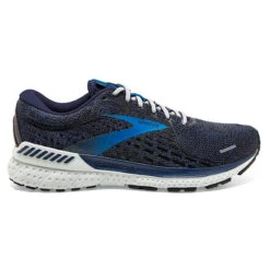 BROOKS Men’s Adrenaline GTS 21 (402 - Peacoat/Black/Blue)