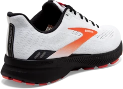 BROOKS Men's Launch 8 (198 - White/Black/Red Clay) -Brooks Shoes Shop 110358 198 H Launch 8