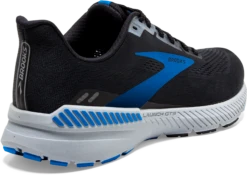BROOKS Men's Launch GTS 8 (018 - Black/Grey/Blue) -Brooks Shoes Shop 110359 018 H Launch GTS 8