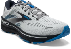 BROOKS Men's Adrenaline GTS 22 (023 - Oyster/India Ink/Blue) -Brooks Shoes Shop 110366 023 A Adrenaline GTS 22