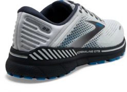 BROOKS Men's Adrenaline GTS 22 (023 - Oyster/India Ink/Blue) -Brooks Shoes Shop 110366 023 H Adrenaline GTS 22