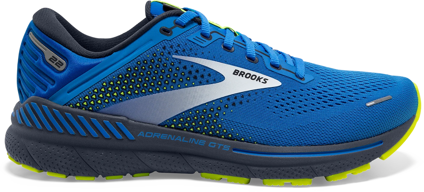 BROOKS Men's Adrenaline GTS 22 (413 - Blue/India Ink/Nightlife) 3 BROOKS Men's Adrenaline GTS 22 (413 - Blue/India Ink/Nightlife)