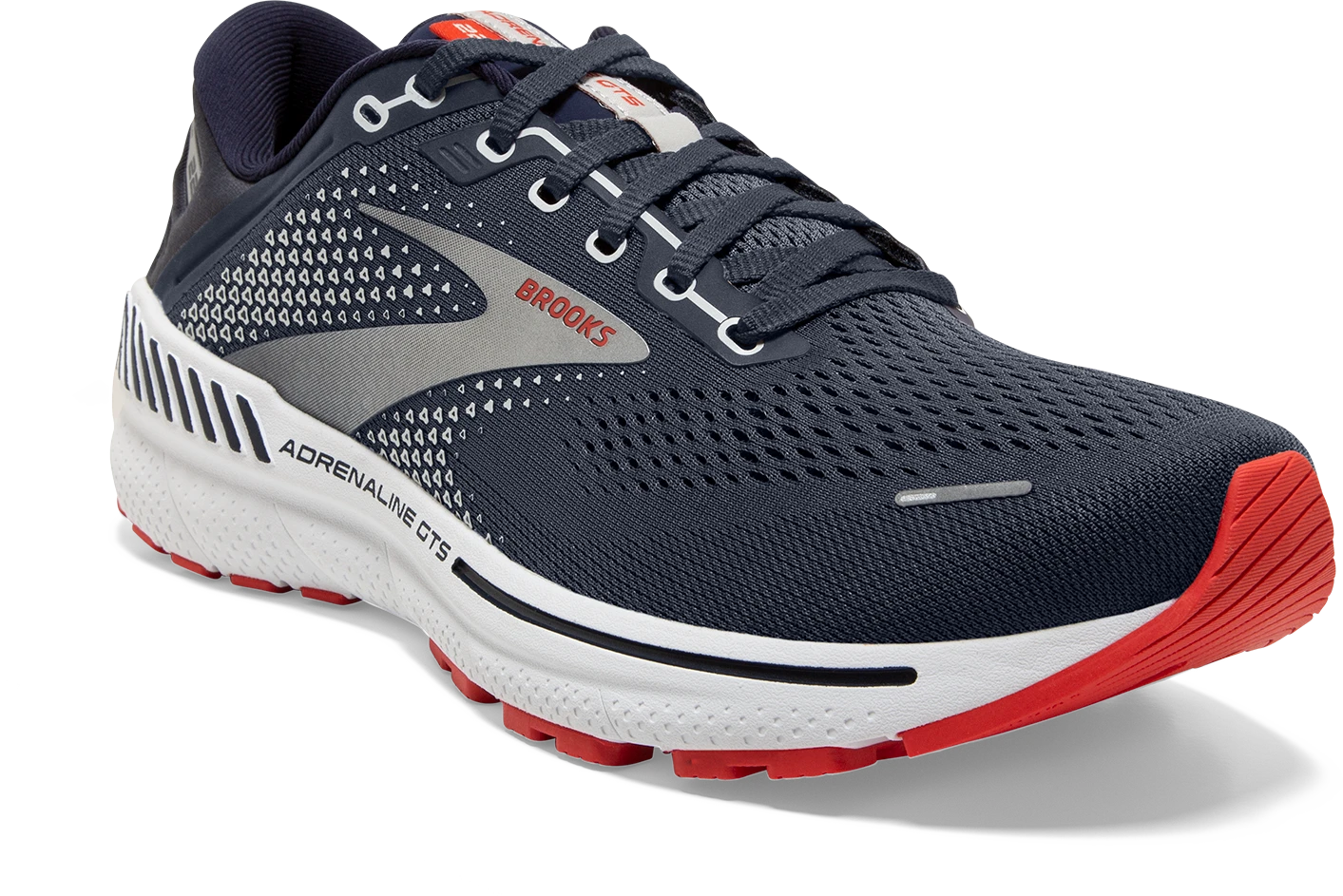 BROOKS Men's Adrenaline GTS 22 (435 - Peacoat/India Ink/Grenadine) 5 BROOKS Men's Adrenaline GTS 22 (435 - Peacoat/India Ink/Grenadine) - Image 3