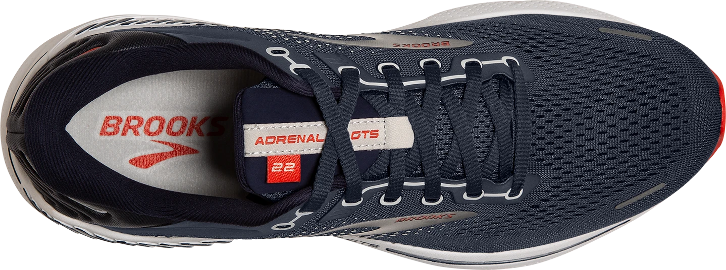 BROOKS Men's Adrenaline GTS 22 (435 - Peacoat/India Ink/Grenadine) 7 BROOKS Men's Adrenaline GTS 22 (435 - Peacoat/India Ink/Grenadine) - Image 5