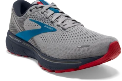 BROOKS Men's Ghost 14 (078 - Grey/Blue/Red) -Brooks Shoes Shop 110369 078 A Ghost 14