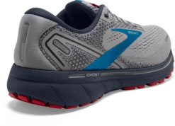 BROOKS Men's Ghost 14 (078 - Grey/Blue/Red) -Brooks Shoes Shop 110369 078 H Ghost 14