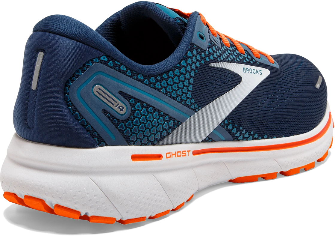 BROOKS Men's Ghost 14 (488 - Titan/Teal/Flame) 6 BROOKS Men's Ghost 14 (488 - Titan/Teal/Flame) - Image 4