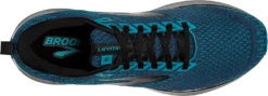 BROOKS Men's Levitate 5 (412 - Titan/Crystal Teal/Black) -Brooks Shoes Shop 110370 412 O Levitate 5