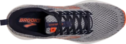 BROOKS Men's Levitate 5 GTS (034 - Grey/Peacoat/Flame) -Brooks Shoes Shop 110371 034 O Levitate GTS 5