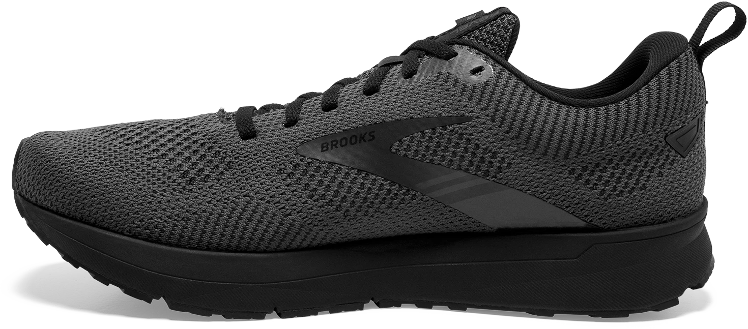BROOKS Men's Revel 5 (038 - Black/Ebony/Black) 4 BROOKS Men's Revel 5 (038 - Black/Ebony/Black) - Image 2