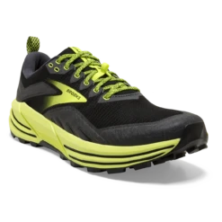 BROOKS Men's Cascadia 16 WIDE (029 - Black/Ebony/Nightlife) -Brooks Shoes Shop 110376 029 a cascadia 16 mens trail running shoe