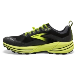 BROOKS Men's Cascadia 16 WIDE (029 - Black/Ebony/Nightlife) -Brooks Shoes Shop 110376 029 m cascadia 16 mens trail running shoe