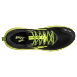 BROOKS Men's Cascadia 16 WIDE (029 - Black/Ebony/Nightlife) -Brooks Shoes Shop 110376 029 o cascadia 16 mens trail running shoe