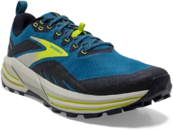 BROOKS Men's Cascadia 16 (469 - Mykonos Blue/Peacoat/Lime) 10 BROOKS Men's Cascadia 16 (469 - Mykonos Blue/Peacoat/Lime) -Brooks Shoes Shop 110376 469 A Cascadia 16