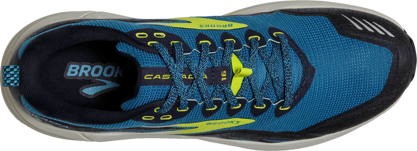 BROOKS Men's Cascadia 16 (469 - Mykonos Blue/Peacoat/Lime) 7 BROOKS Men's Cascadia 16 (469 - Mykonos Blue/Peacoat/Lime) - Image 5