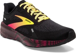 BROOKS Men’s Launch GTS 9 (016 - Black/Pink/Yellow) -Brooks Shoes Shop 110387 016 A Launch GTS 9