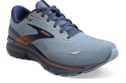 BROOKS Men's Ghost 15 WIDE (025 - Flintstone/Peacoat/Oak) -Brooks Shoes Shop 110393 025 A Ghost 15 a248c85f e818 4b8b 8de5 a099b6a1bc58