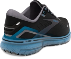 BROOKS Men's Ghost 15 (056 - Black/Blackened Pearl/Blue) -Brooks Shoes Shop 110393 056 H Ghost 15