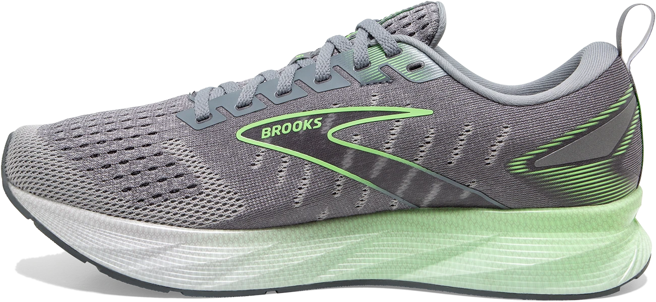 BROOKS Men's Levitate 6 (312 - Primer Grey/Neon Green) 4 BROOKS Men's Levitate 6 (312 - Primer Grey/Neon Green) - Image 2
