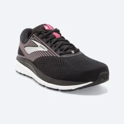 BROOKS Women's Addiction 14 (050 - Black/Hot Pink/Silver) -Brooks Shoes Shop 120306 050 a addiction 14 womens cushion running shoe