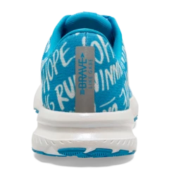 BROOKS Women's Launch 7 “Brave Like Gabe” (406 - Blue/white) -Brooks Shoes Shop 120322 406 D5 Launch 7